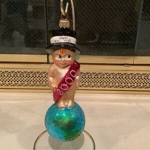 Christopher Radko - Millennium Munchkin 2000 Baby New Year Ornament